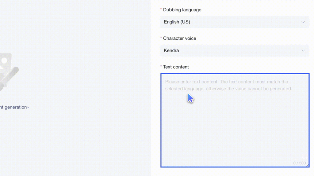 Step 6-Type and Speak