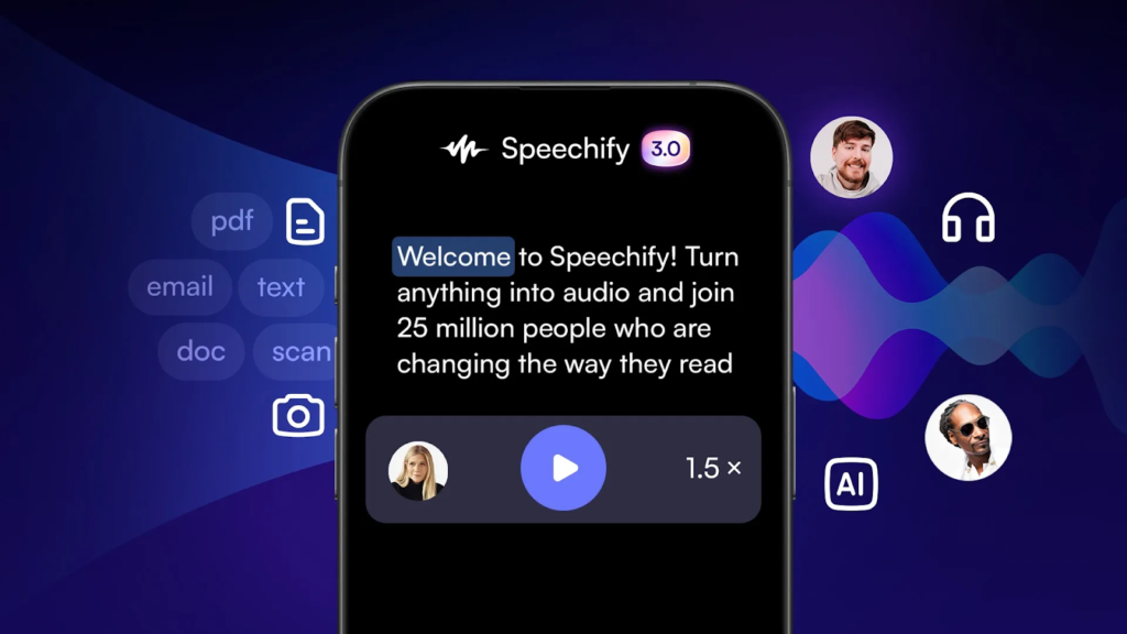 Speechify-text to ai voice