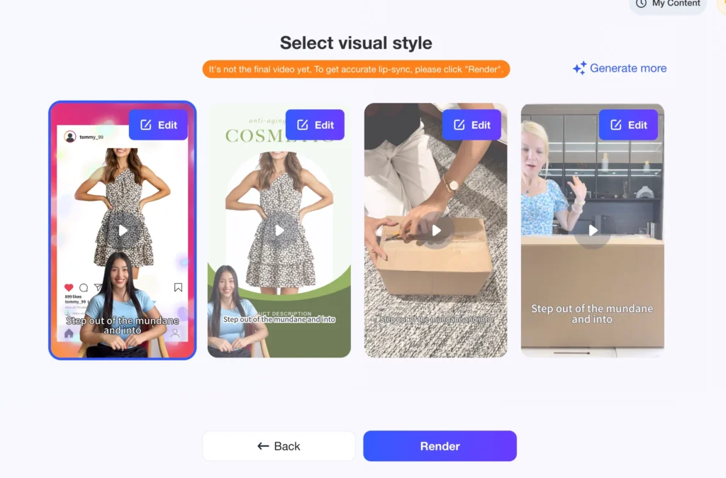 preview your video in free ai video creator