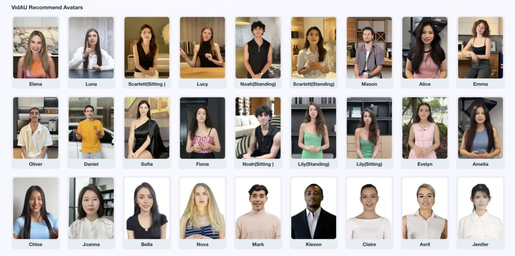 lifelike avatars in ai promotional video maker