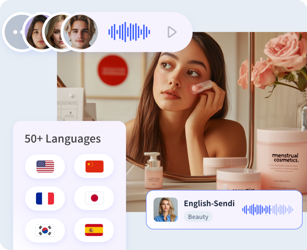 AI generated multilingual video ads