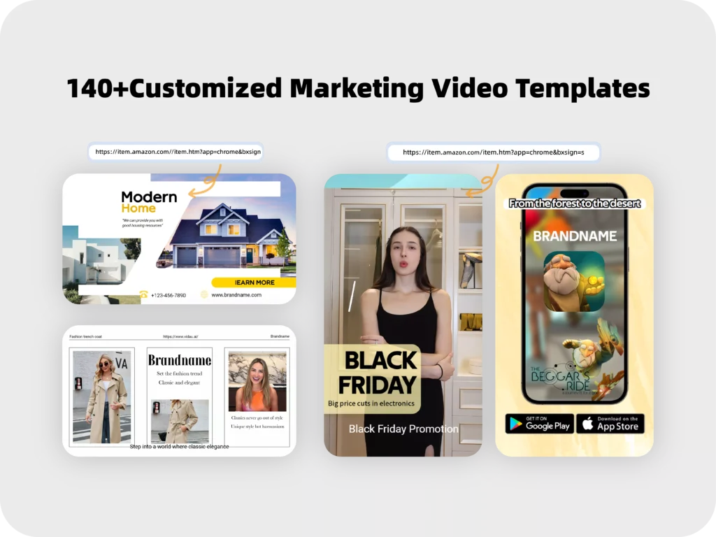 140+ Customized Marketing Video Templates