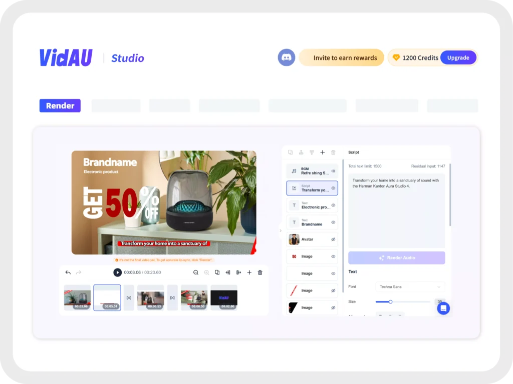 Marketer Friendly AI-powered Video Editor