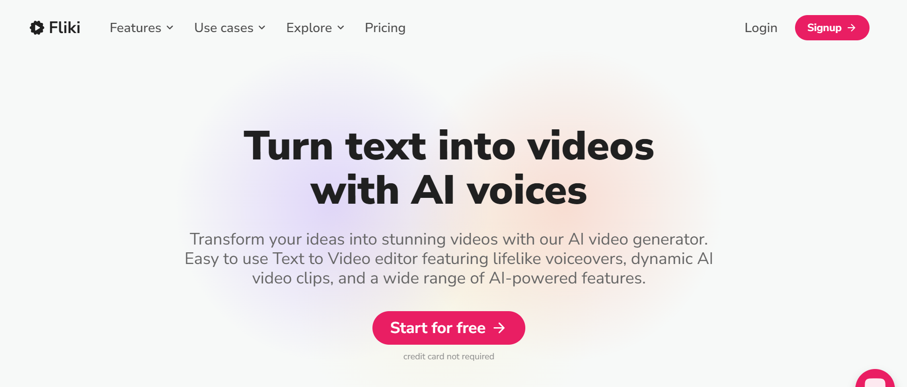  Fliki AI video generator from text