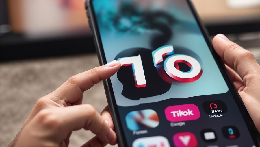 Remove text from video on TikTok