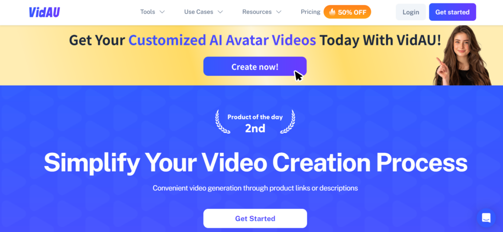 VidAU Talking AI Avatar 