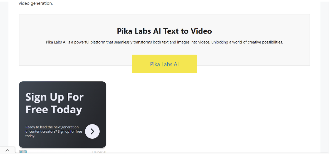 Steps on uploading images on Pika lab AI