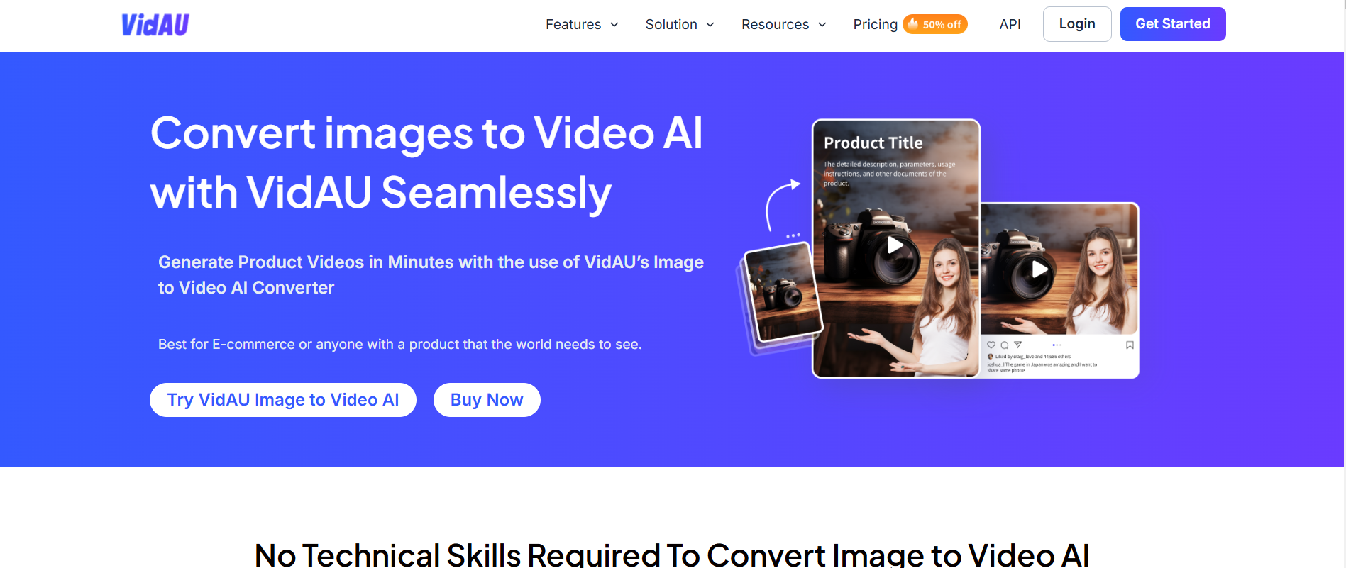 Grok AI image to  VidAU Video
