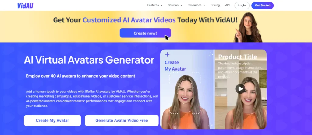 VidAU AI Avatar Generator